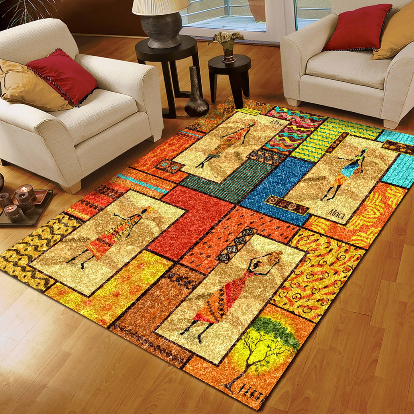 African CG260801M Rug