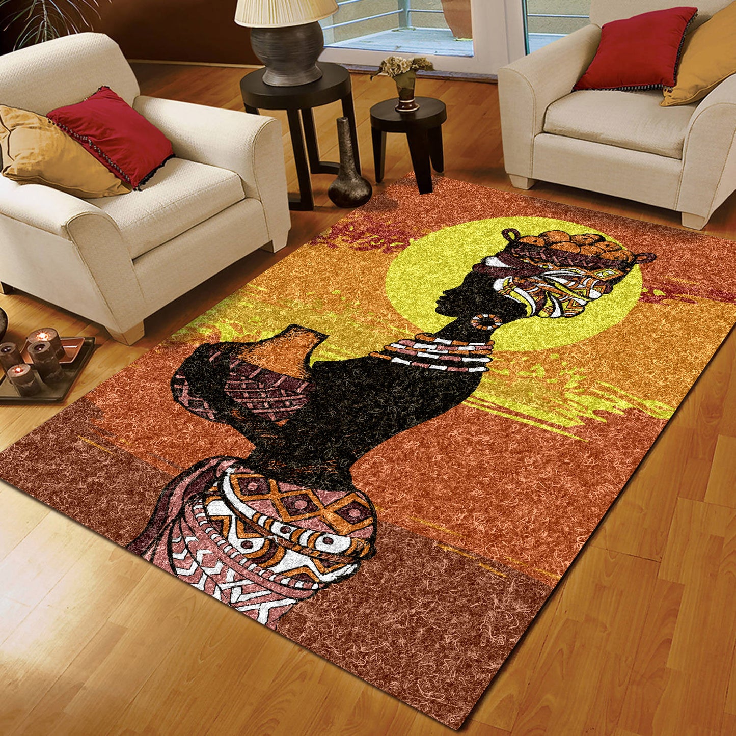African Woman TN210810M Rug