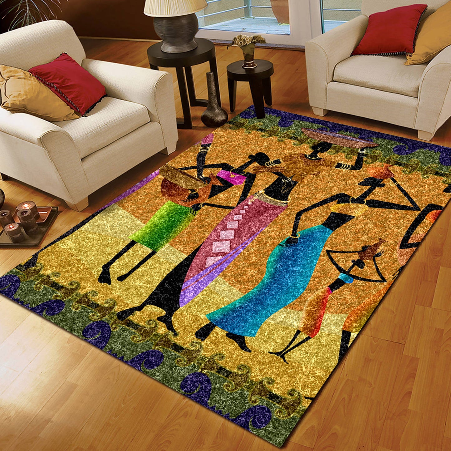 African Women HN2808002R Rug