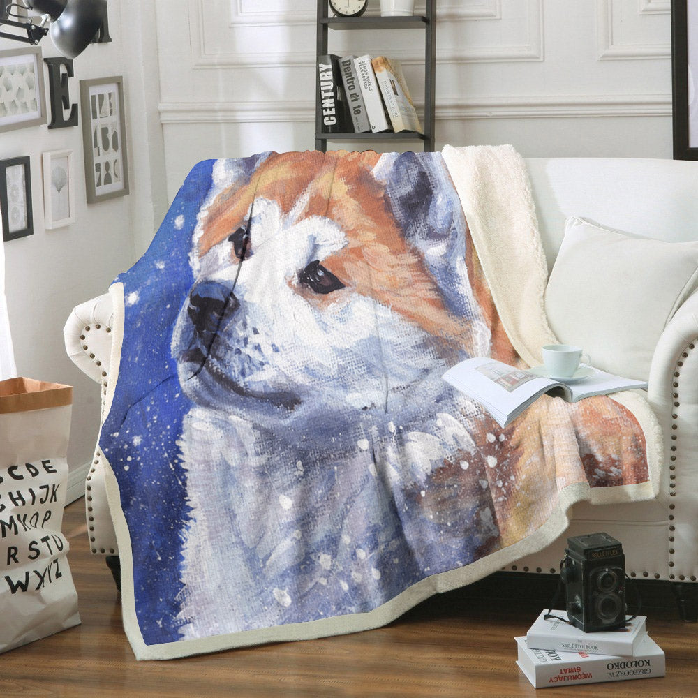 Akita NT200901F Sherpa Fleece Blanket