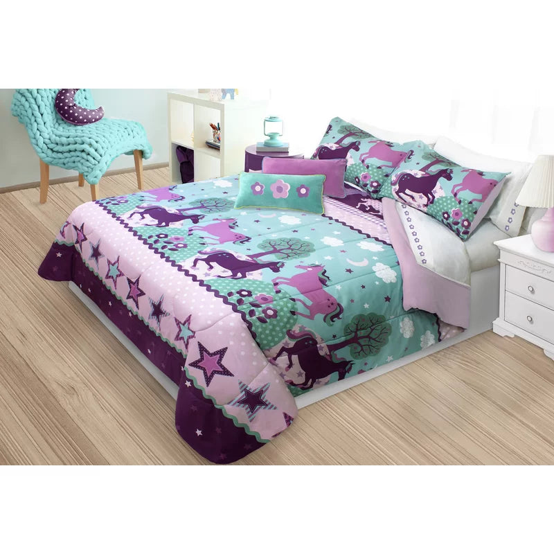 Aliza Horse And Star CLM1710010B Bedding Sets