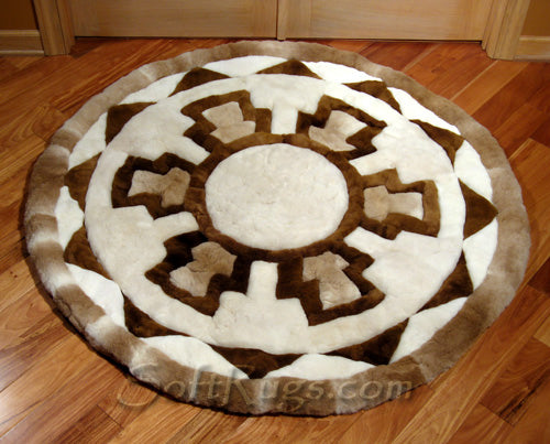 Alpaca CLM1610003TM Round Area Rug