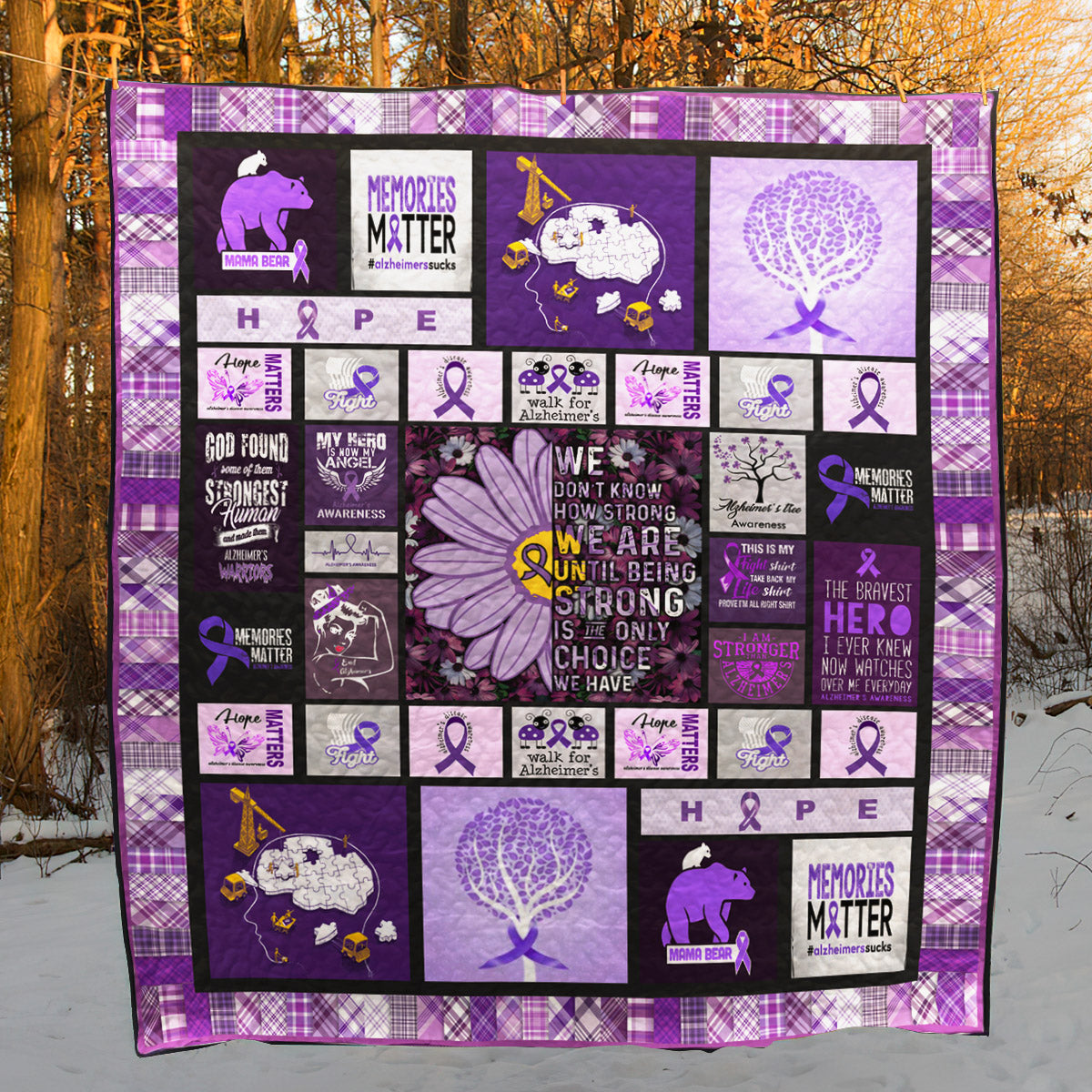 Alzheimer TD21110385 Quilt Blanket