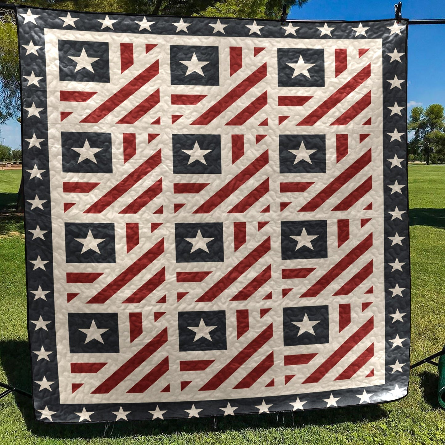 American Flag CLA1410046Q Quilt Blanket
