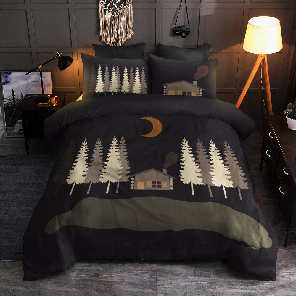 American Heritage Textiles Moonlit Cabin Rectangle CLA2609001B Bedding Sets