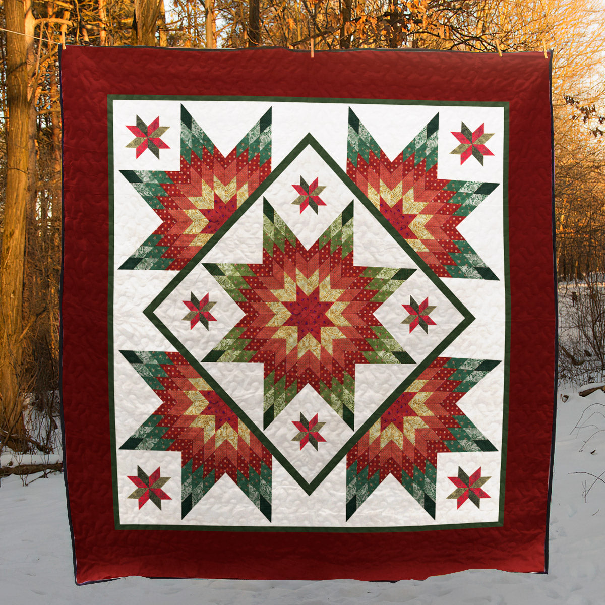 Amish CLM0912026Q Quilt Blanket