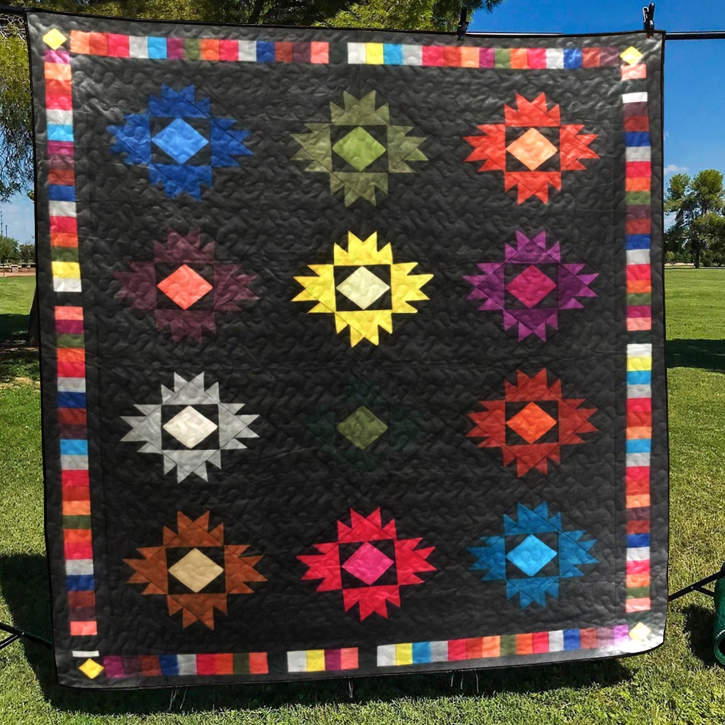 Amish Miniature CLA1810023Q Quilt Blanket