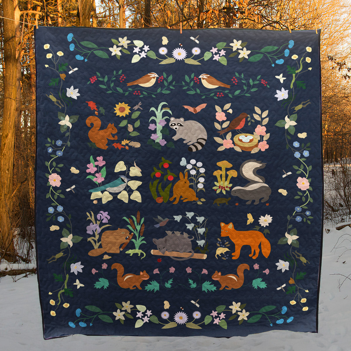 Animals CLA250623 Quilt Blanket