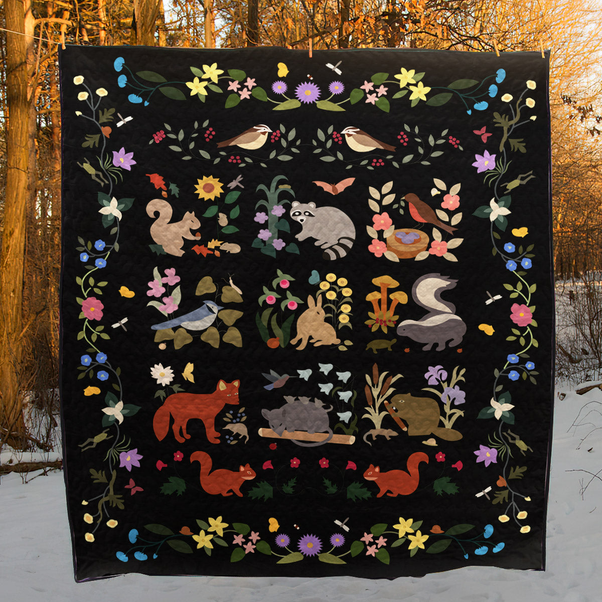 Animals CLA250619 Quilt Blanket