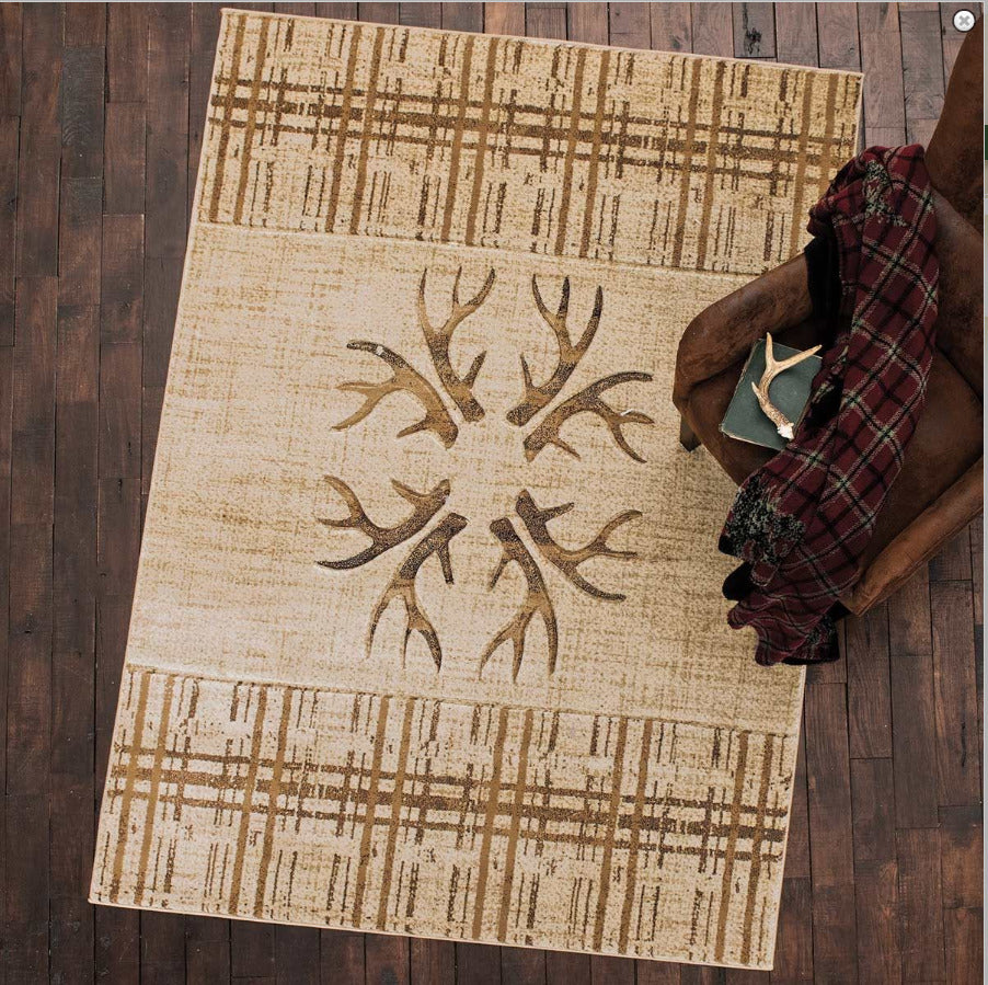 Antler Lodge Toffee Reindeer CLM2309006M Rug