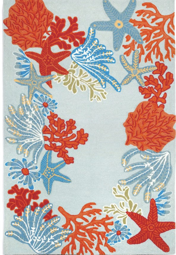 Aqua Ocean Scene CLA2612503R Rug