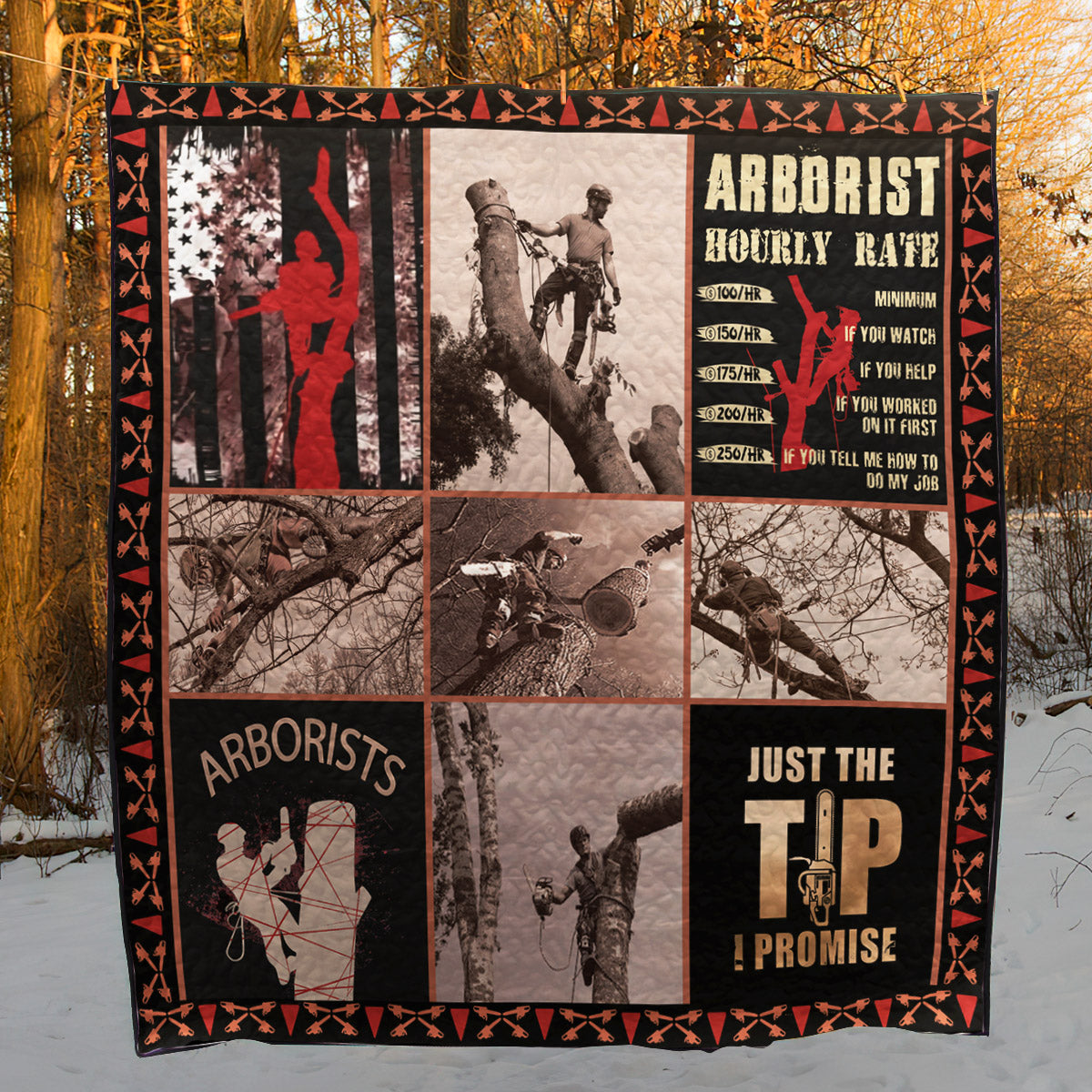 Arborist CL06120015MDQ Quilt Blanket
