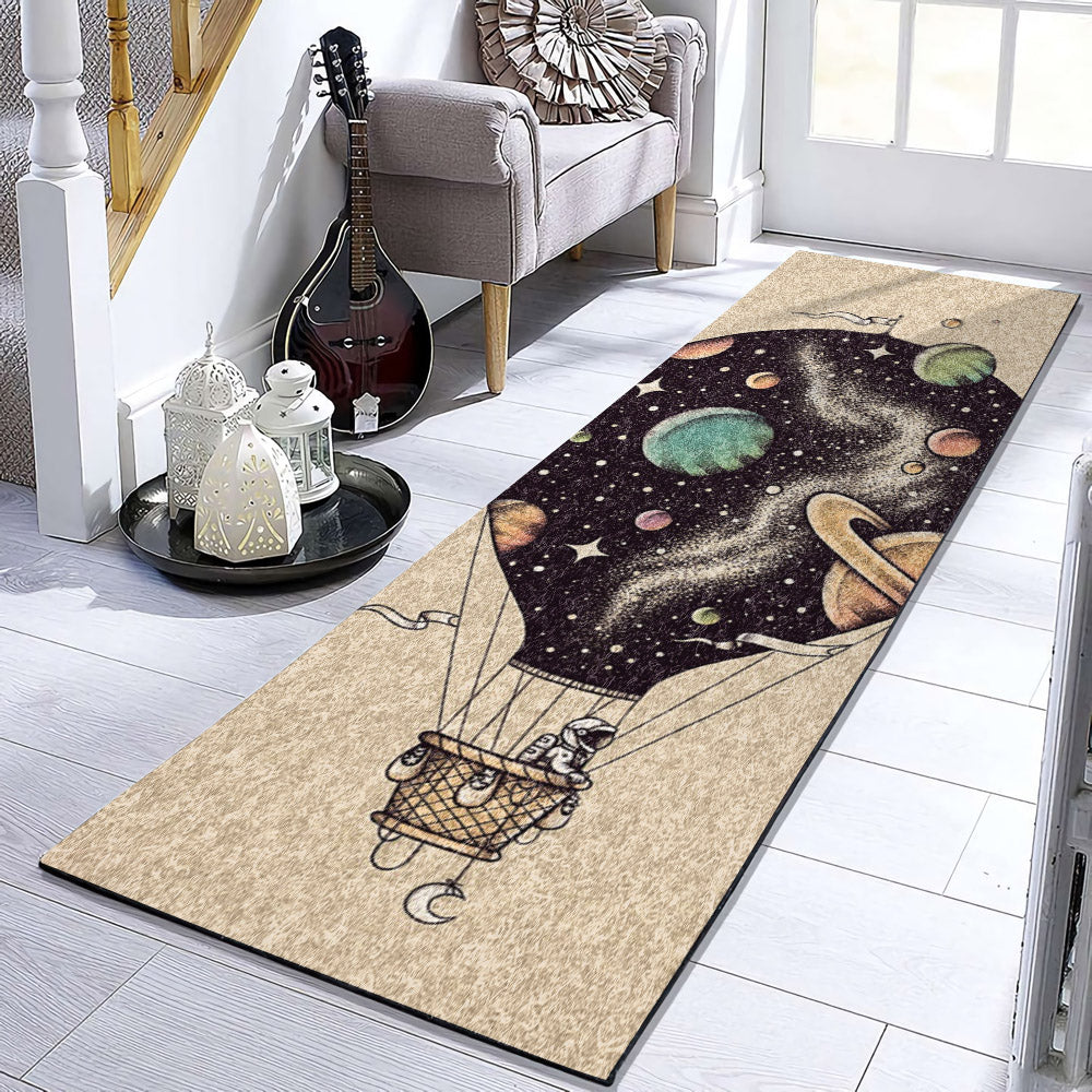 Astronaut Air Balloon Galaxy DN3110083RU Runner Rug