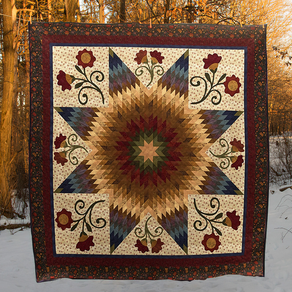 Autumn Star CLA08110057Q Quilt Blanket