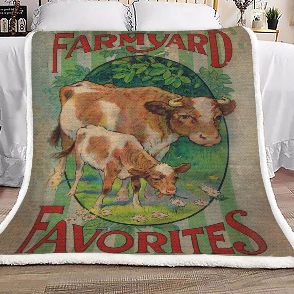 Barn Animals TN1610002TT Sherpa Fleece Blanket