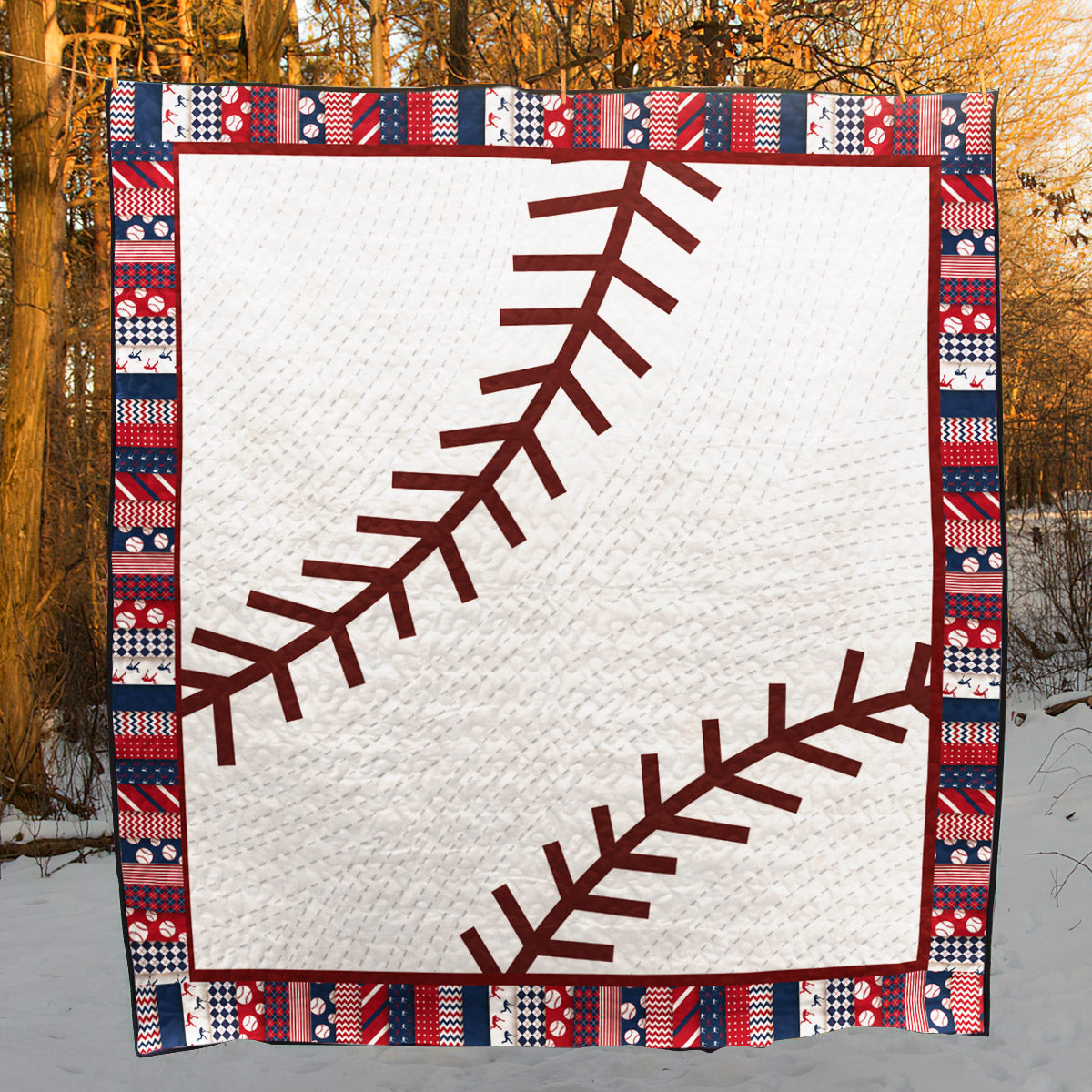 Baseball CLA2910021Q Quilt Blanket