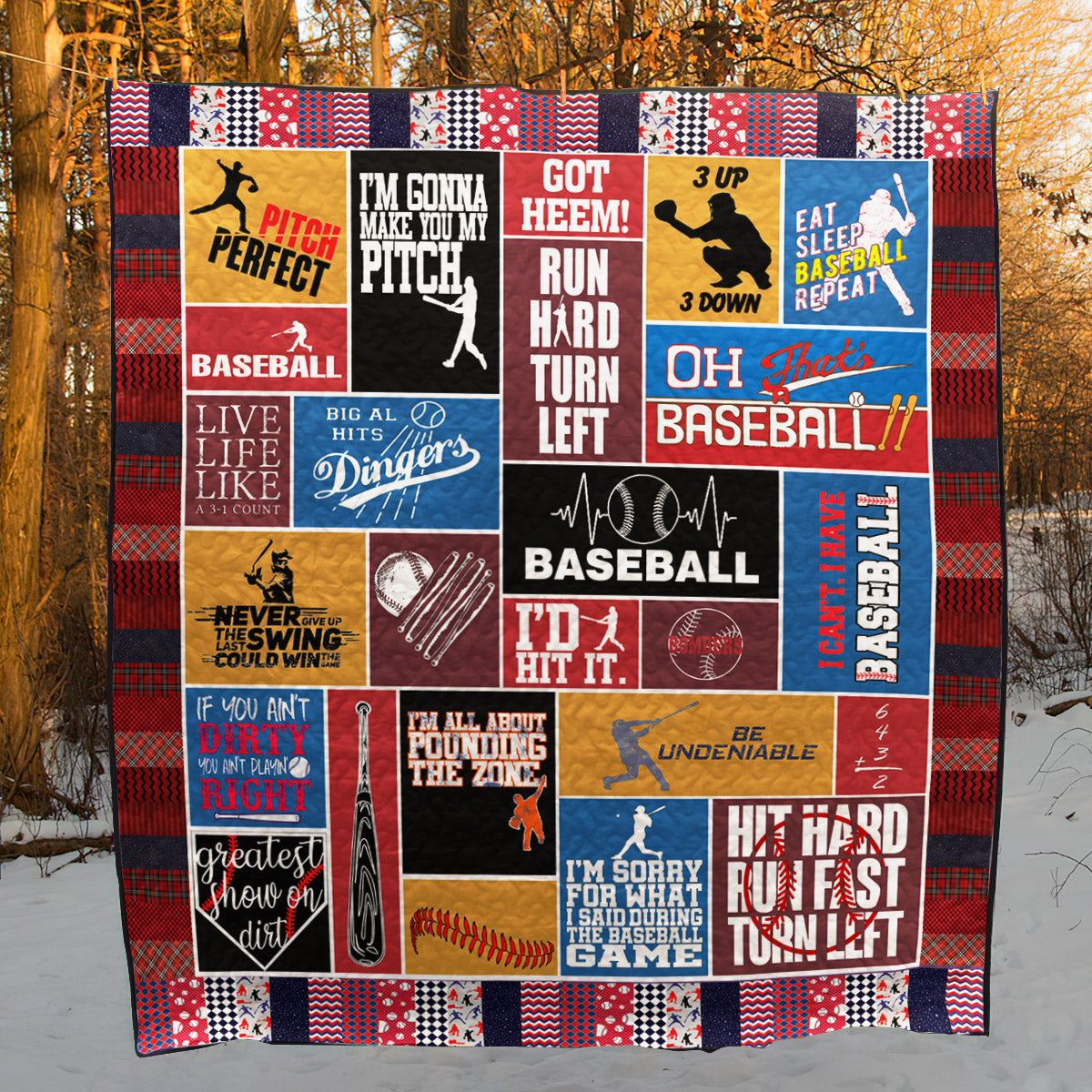 Baseball YH2910056 Quilt Blanket