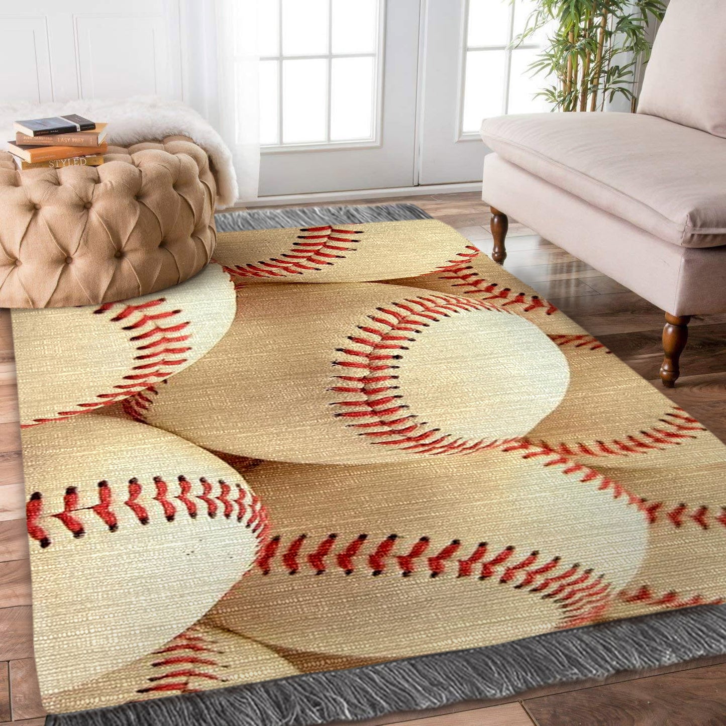 Baseball CG1709005F Decorative Floor-cloth