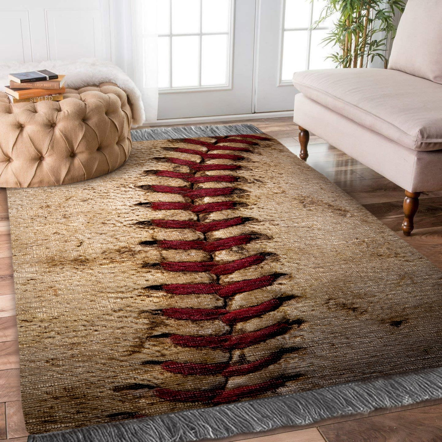 Baseball CG1709006F Decorative Floor-cloth