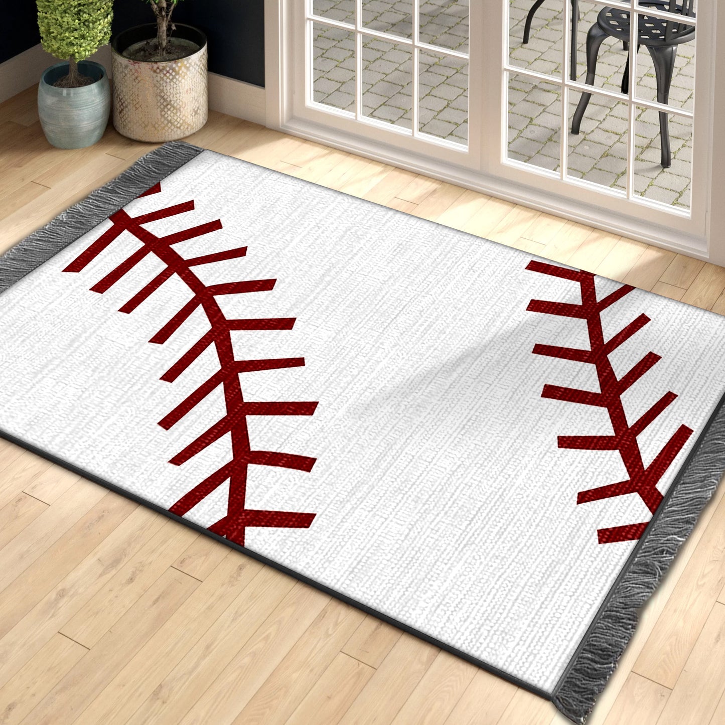 Baseball DD230804O Decorative Floor-cloth