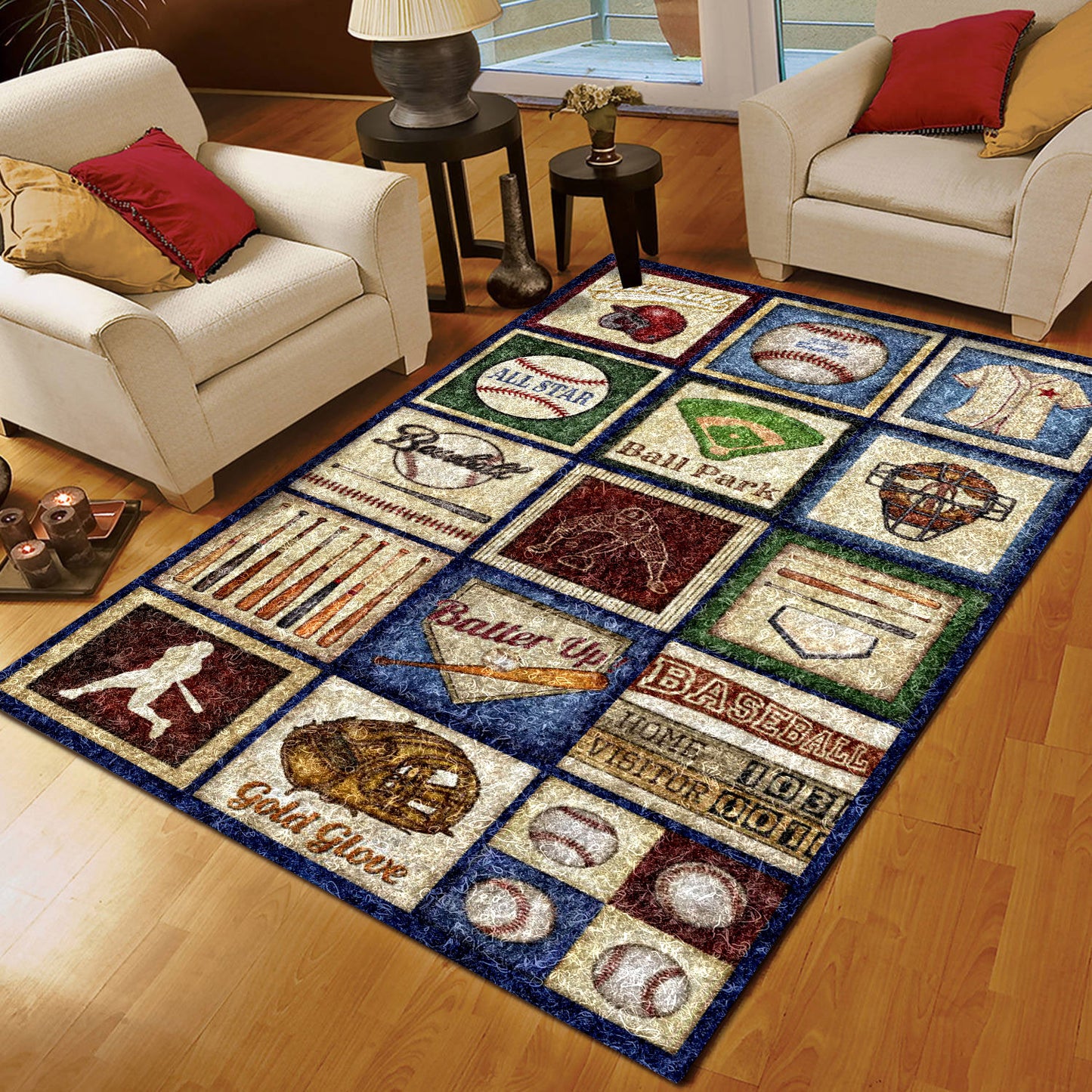 Baseball HM210816M Rug