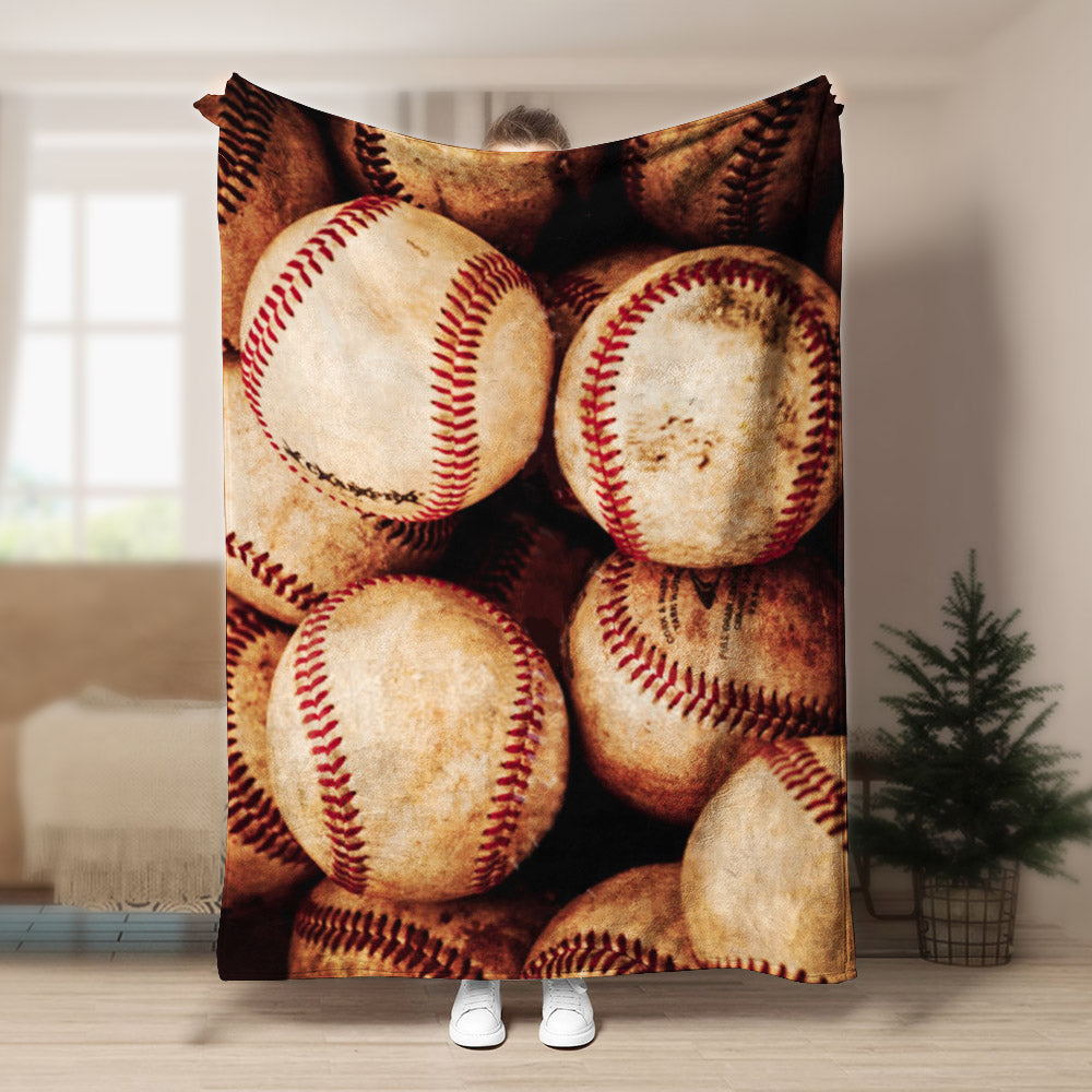 Baseball NT260809F Sherpa Fleece Blanket