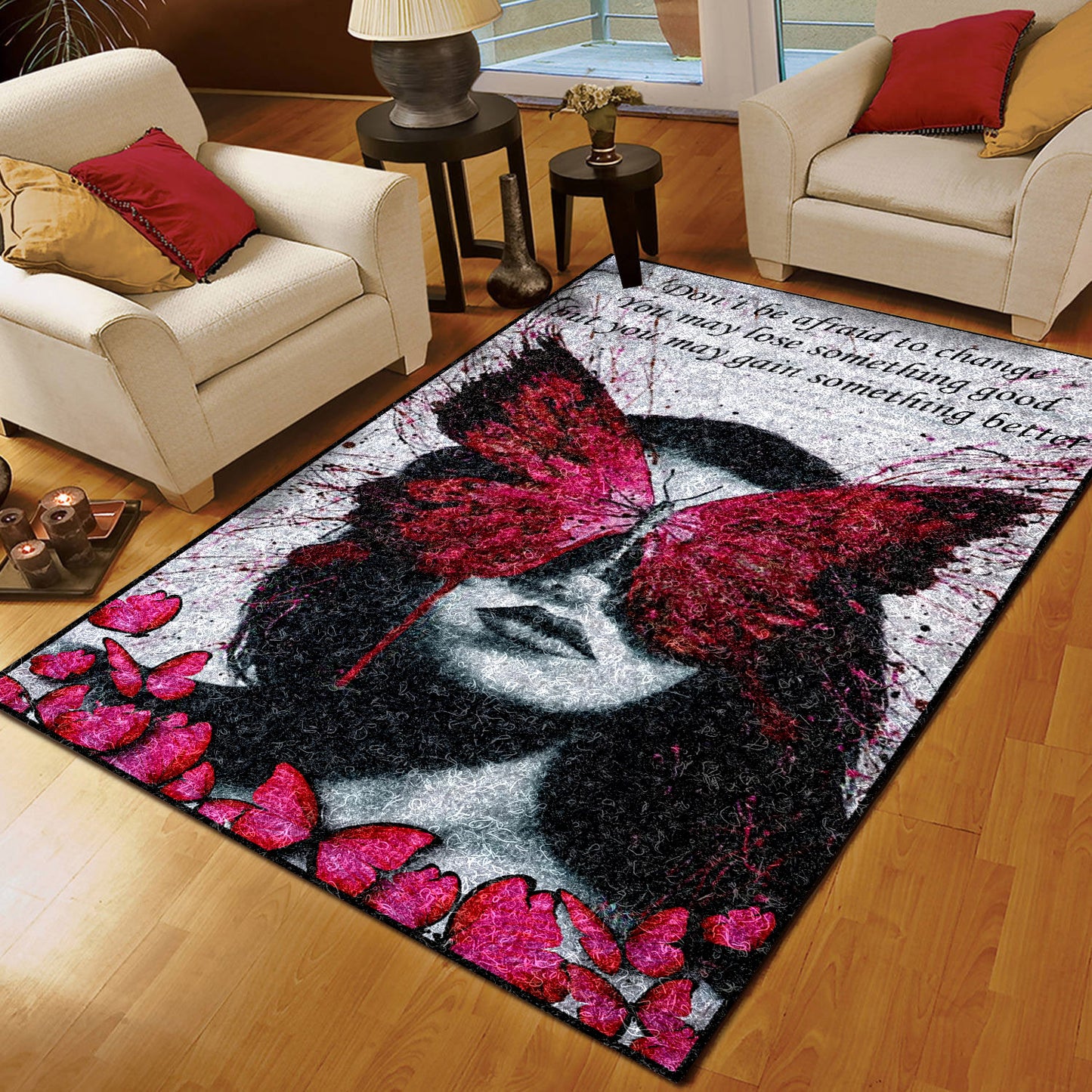 Be Inspired By Butterfly CL170913MDR Rug