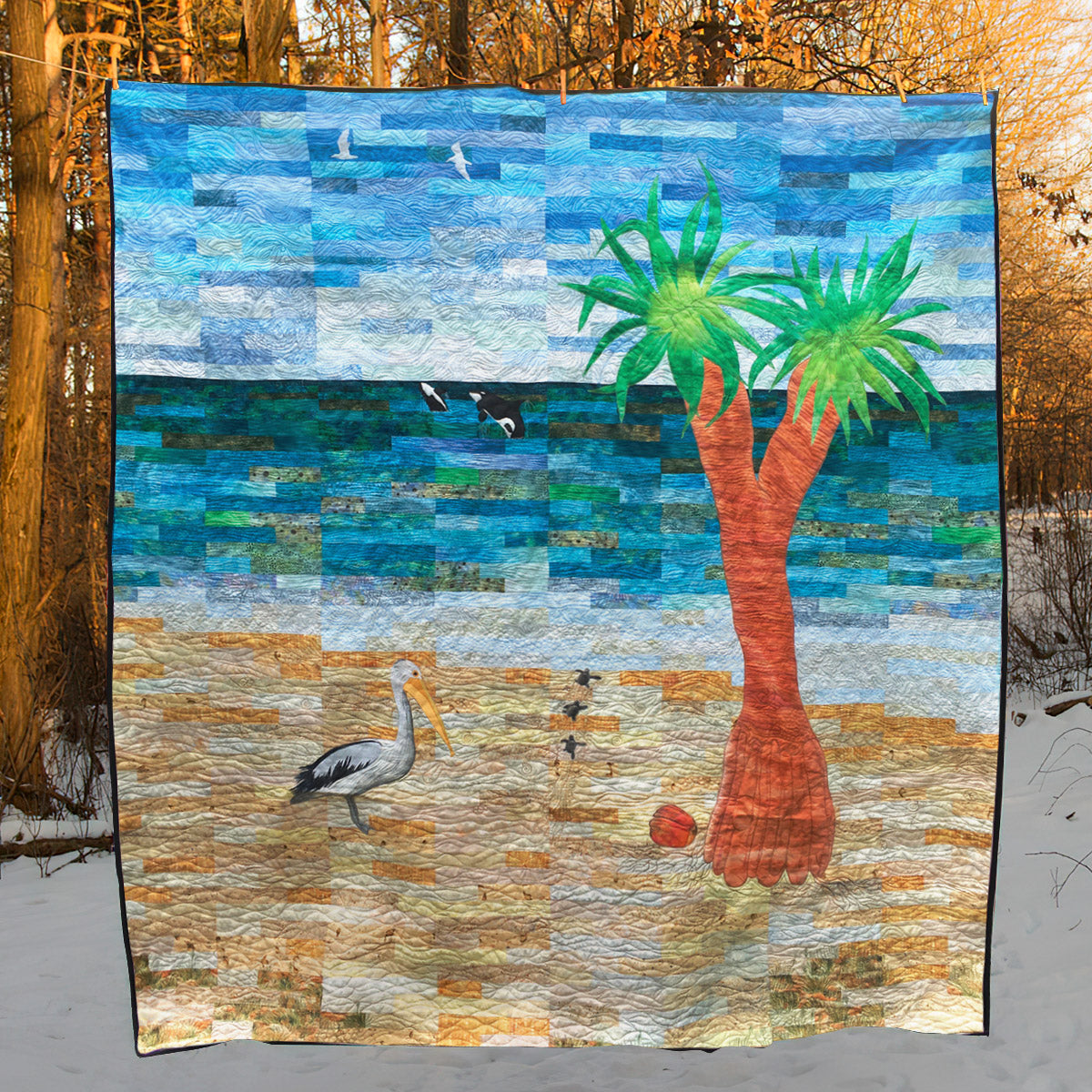 Beach CLM1611047 Quilt Blanket