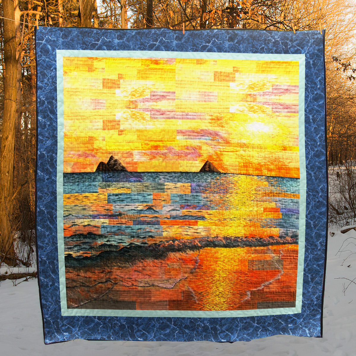 Beach CLM2511040 Quilt Blanket