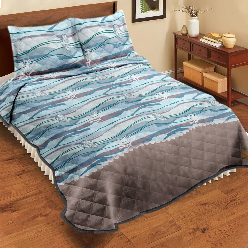 Beach Quilt Bedding Set CLM010903