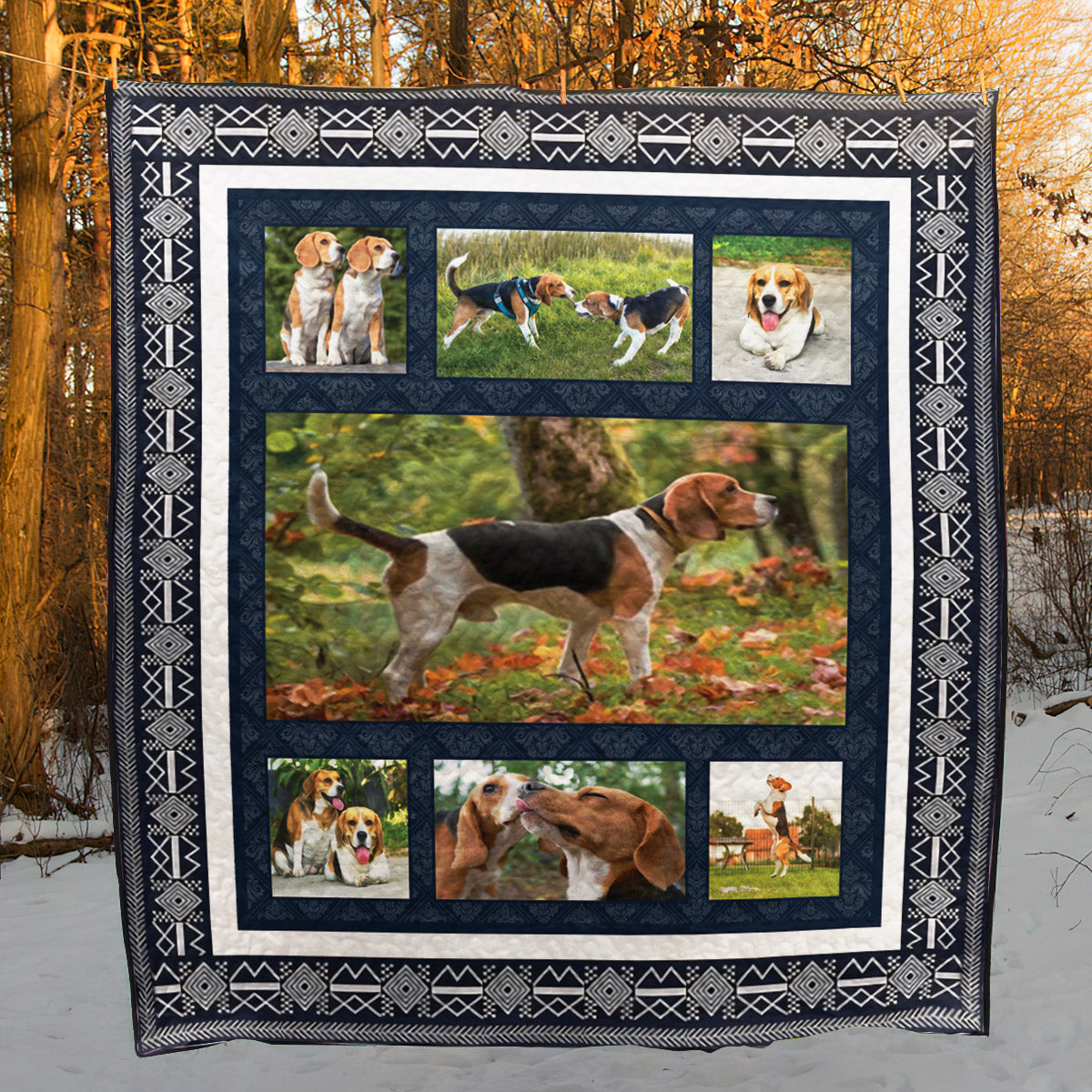 Beagle CL12110028MDQ Quilt Blanket