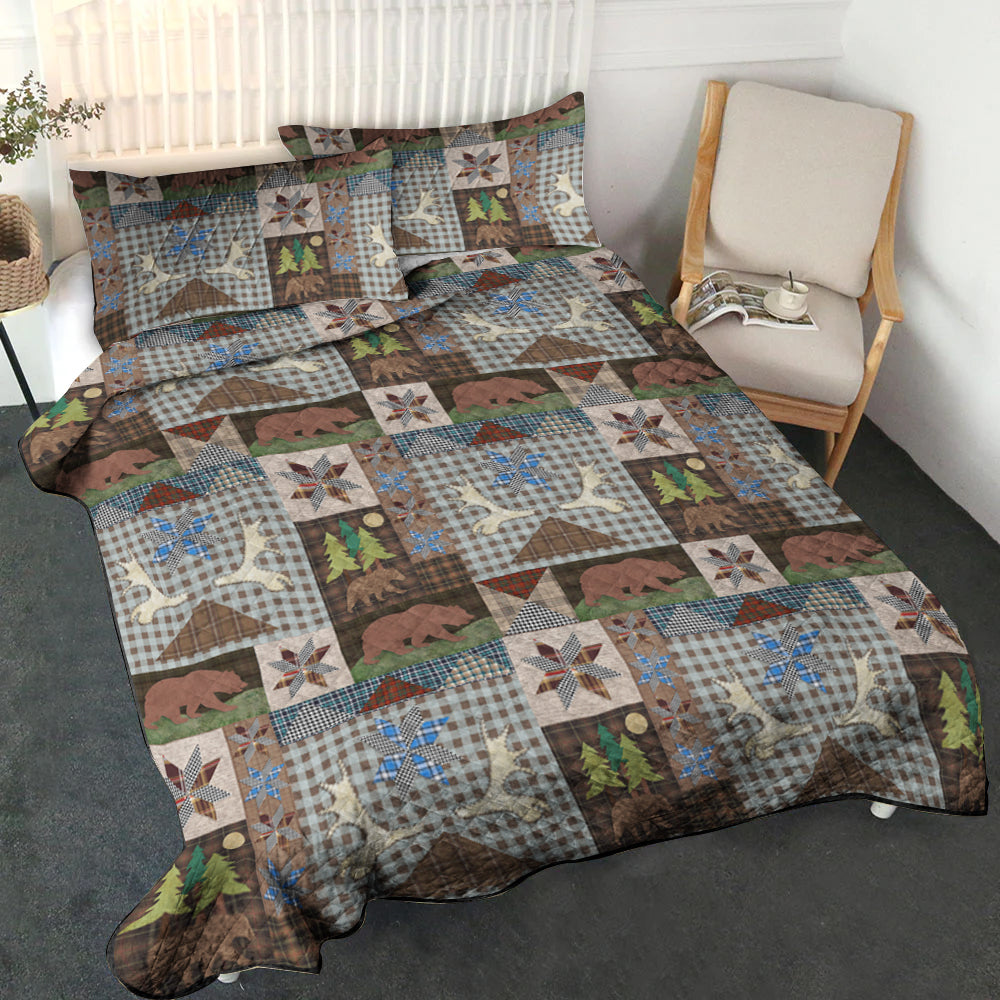 Bear Creek Lodge CLM2309013B Quilt Bedding Set
