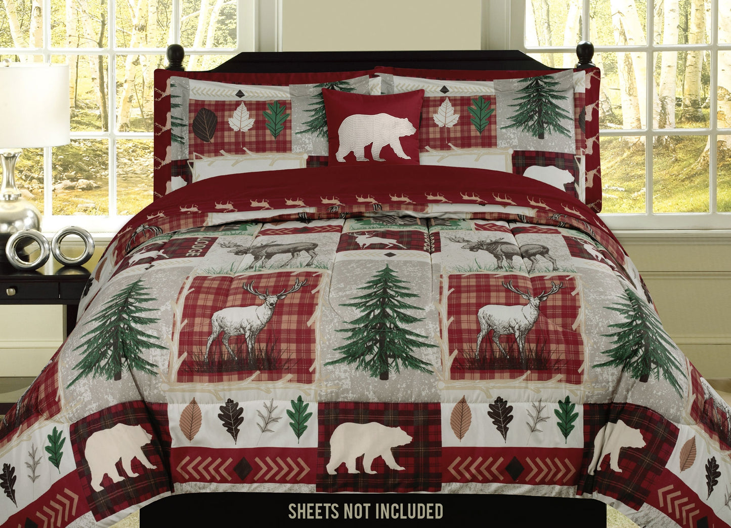 Bear Lodge Deer Elk Rustic Cabin CLP1210004TT Bedding Sets