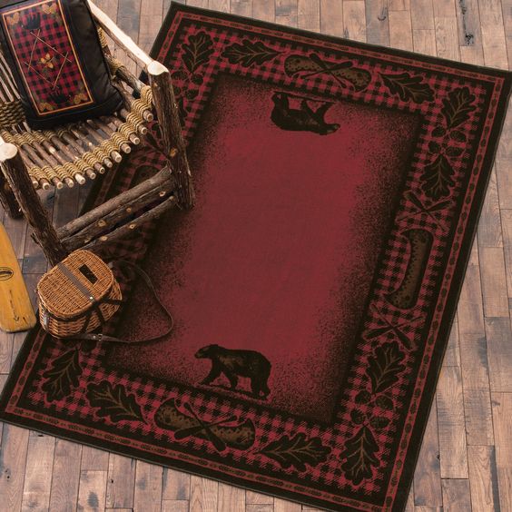 Bear Rustic CLA2509048R Rug