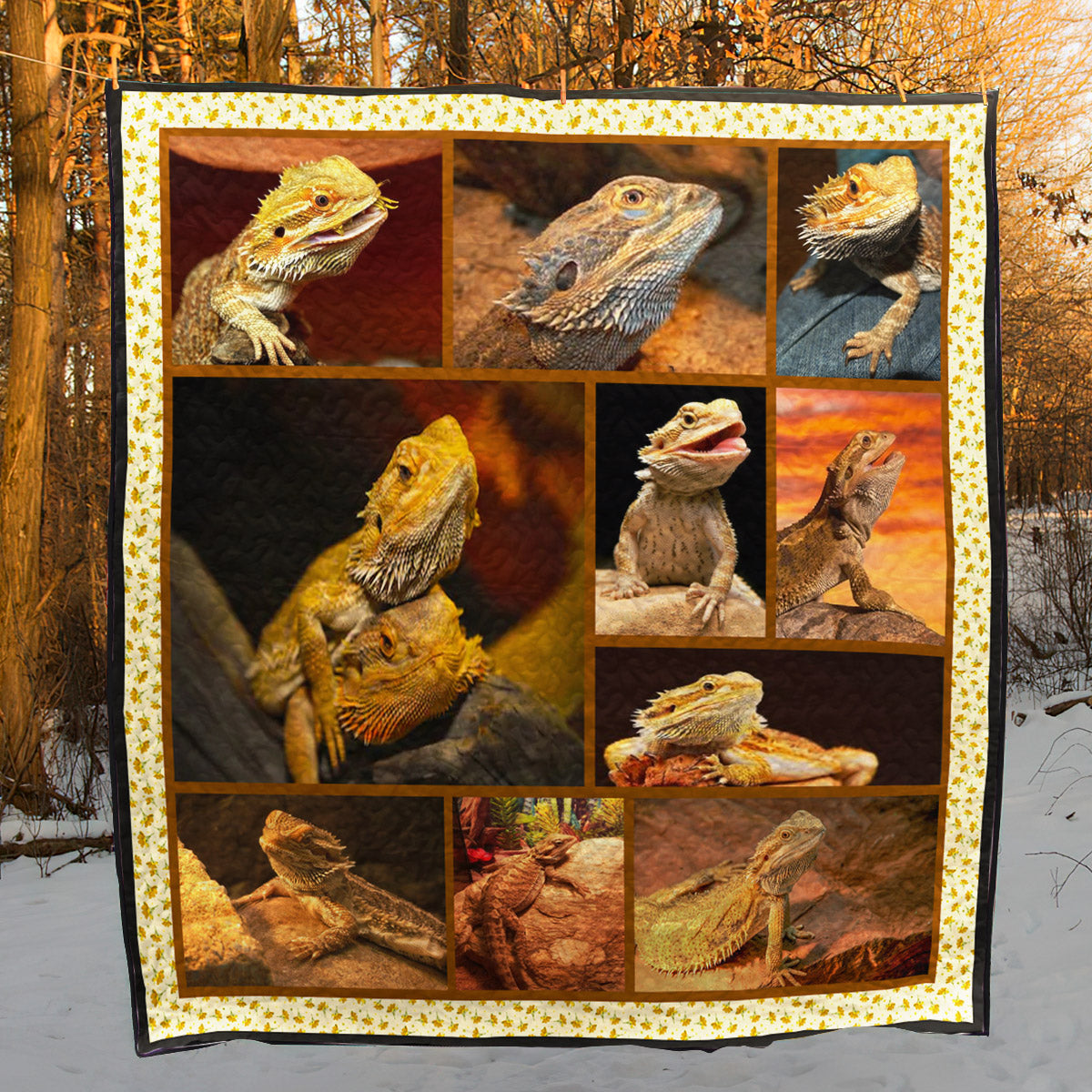 Bearded Dragon VB040603 Quilt Blanket