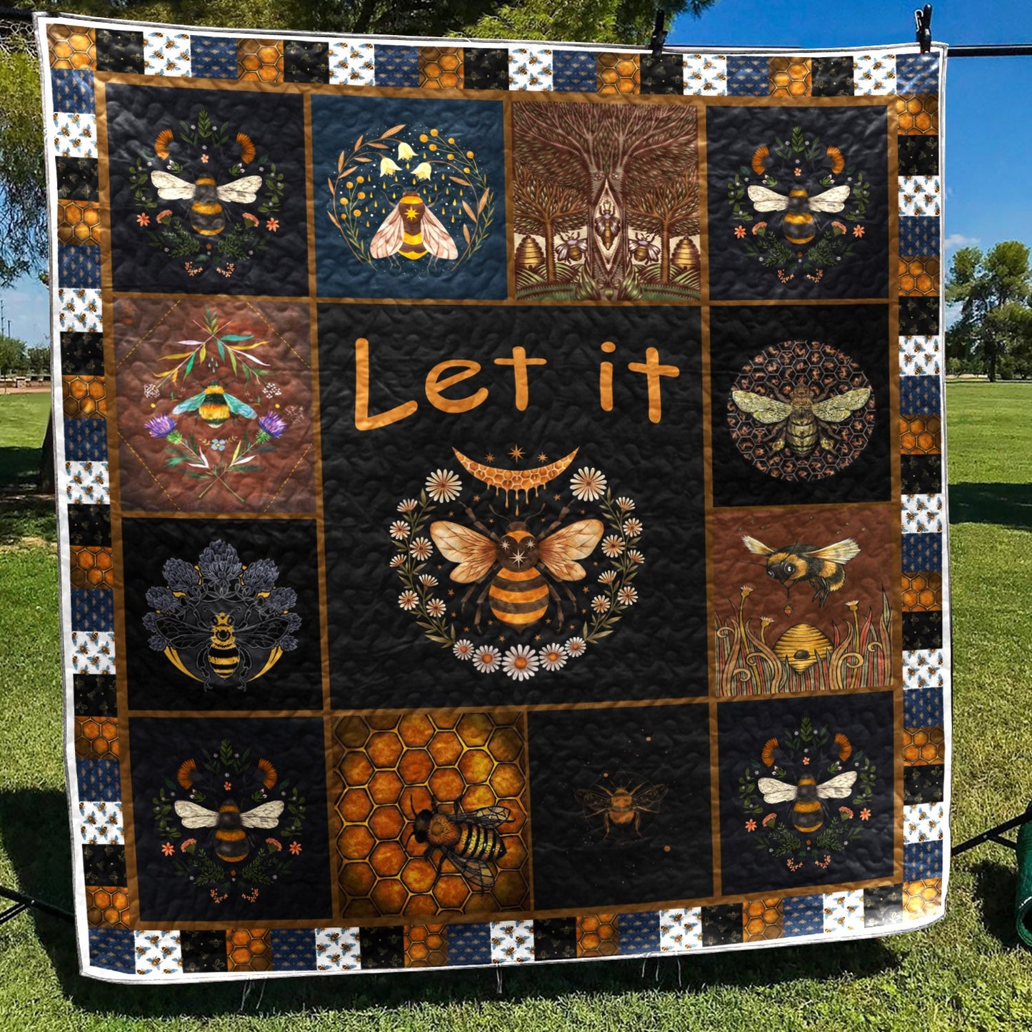 Bee CLA0611059Q Quilt Blanket