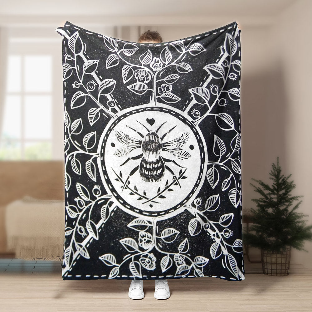 Bee BT050909F Sherpa Fleece Blanket