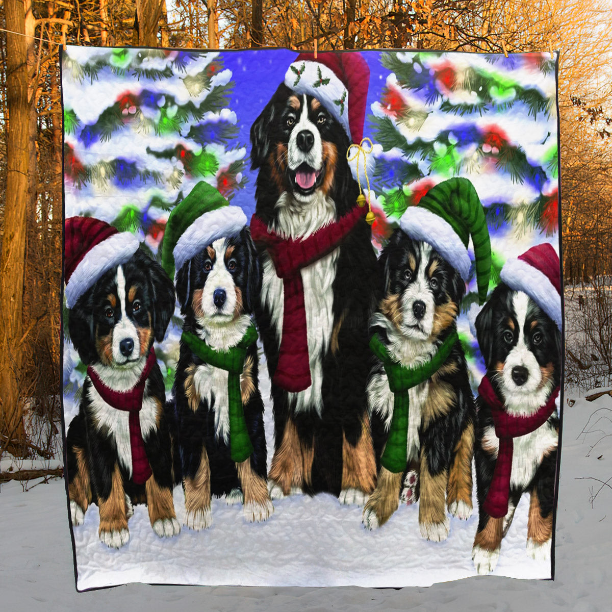 Bernese All CL18110315MDQ Quilt Blanket