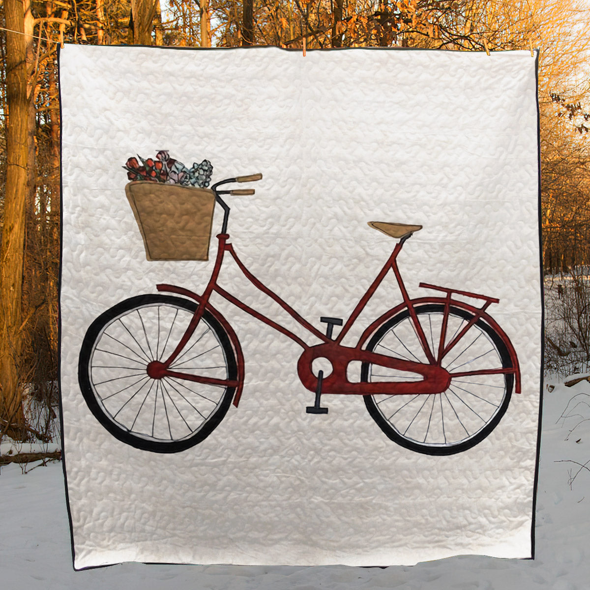 Bicycle CLA2810031Q Quilt Blanket