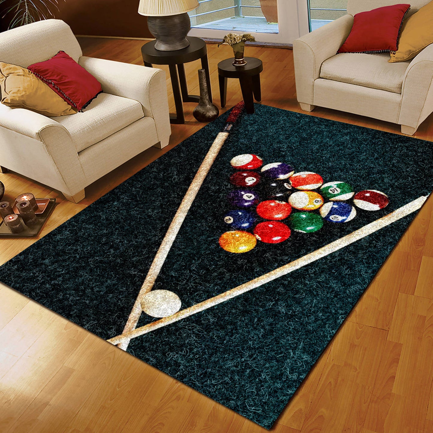Billiard Balls HM210820M Rug