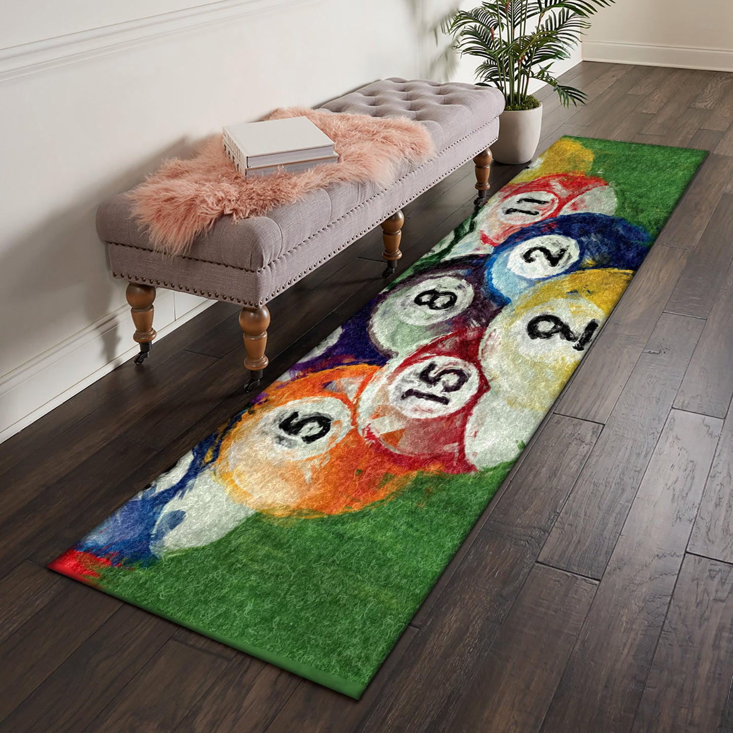 Billiards AA051001N Runner Rug