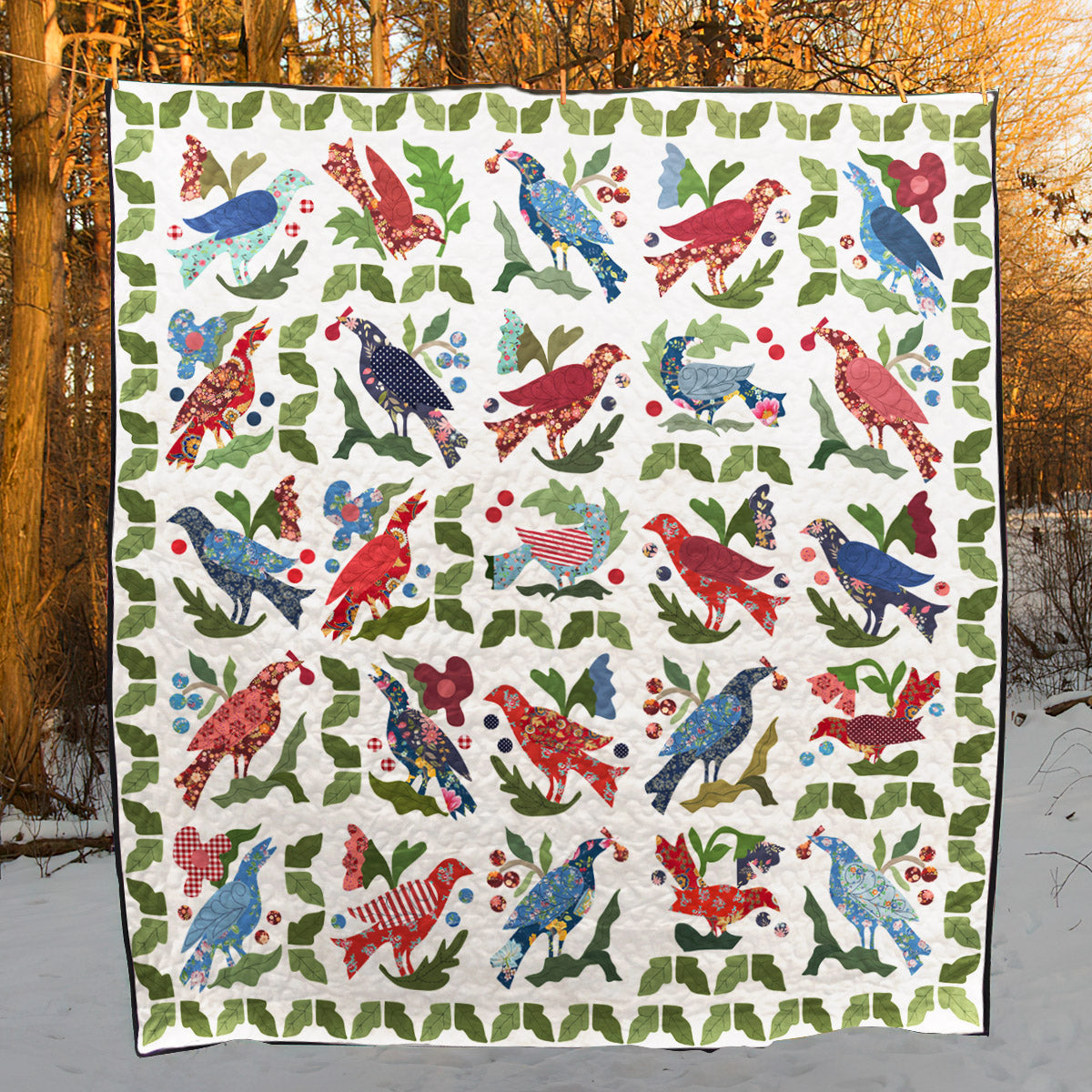 Bird CL130602 Quilt Blanket