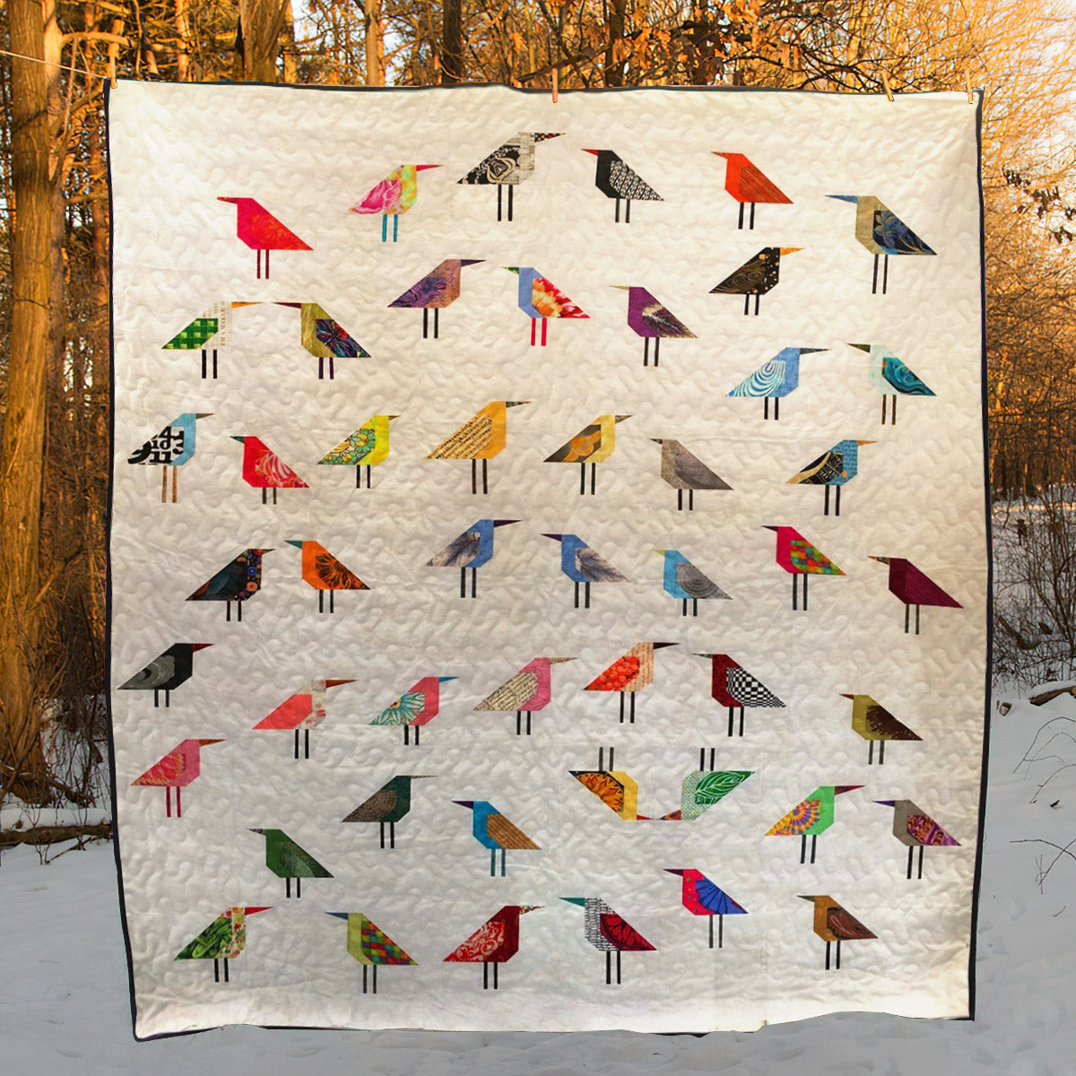 Bird CL16100702MDQ Quilt Blanket