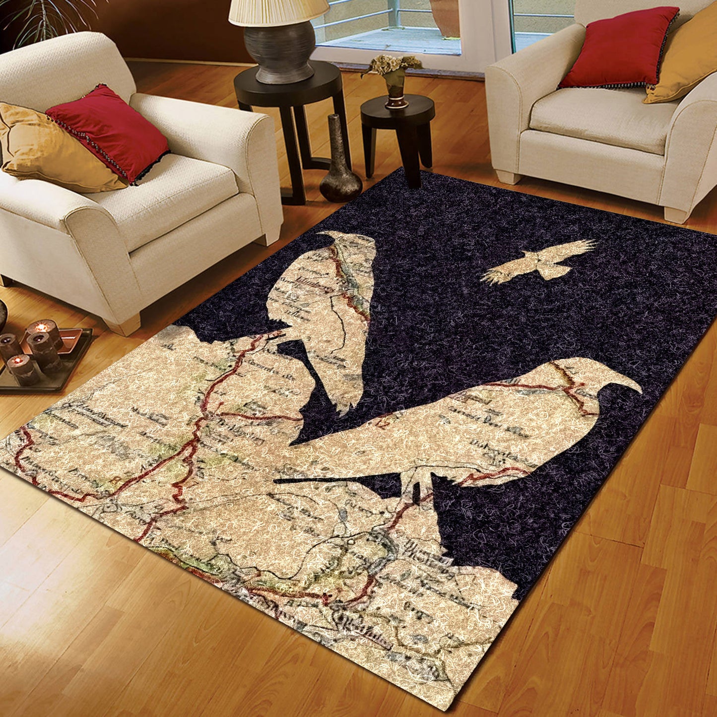 Bird Map HT040907M Rug