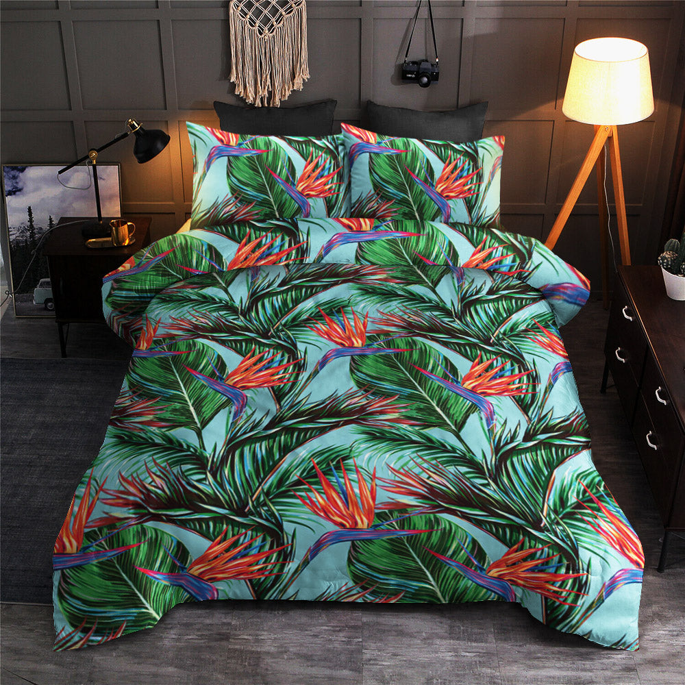 Bird Of Paradise Pattern Print Design CLA19100934B Bedding Sets