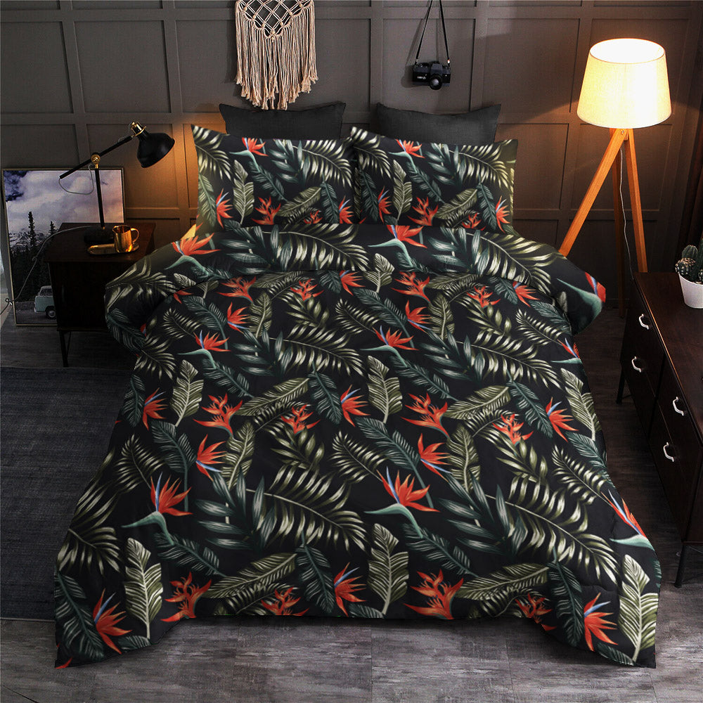 Bird Of Paradise Pattern Print Design CLA19100935B Bedding Sets