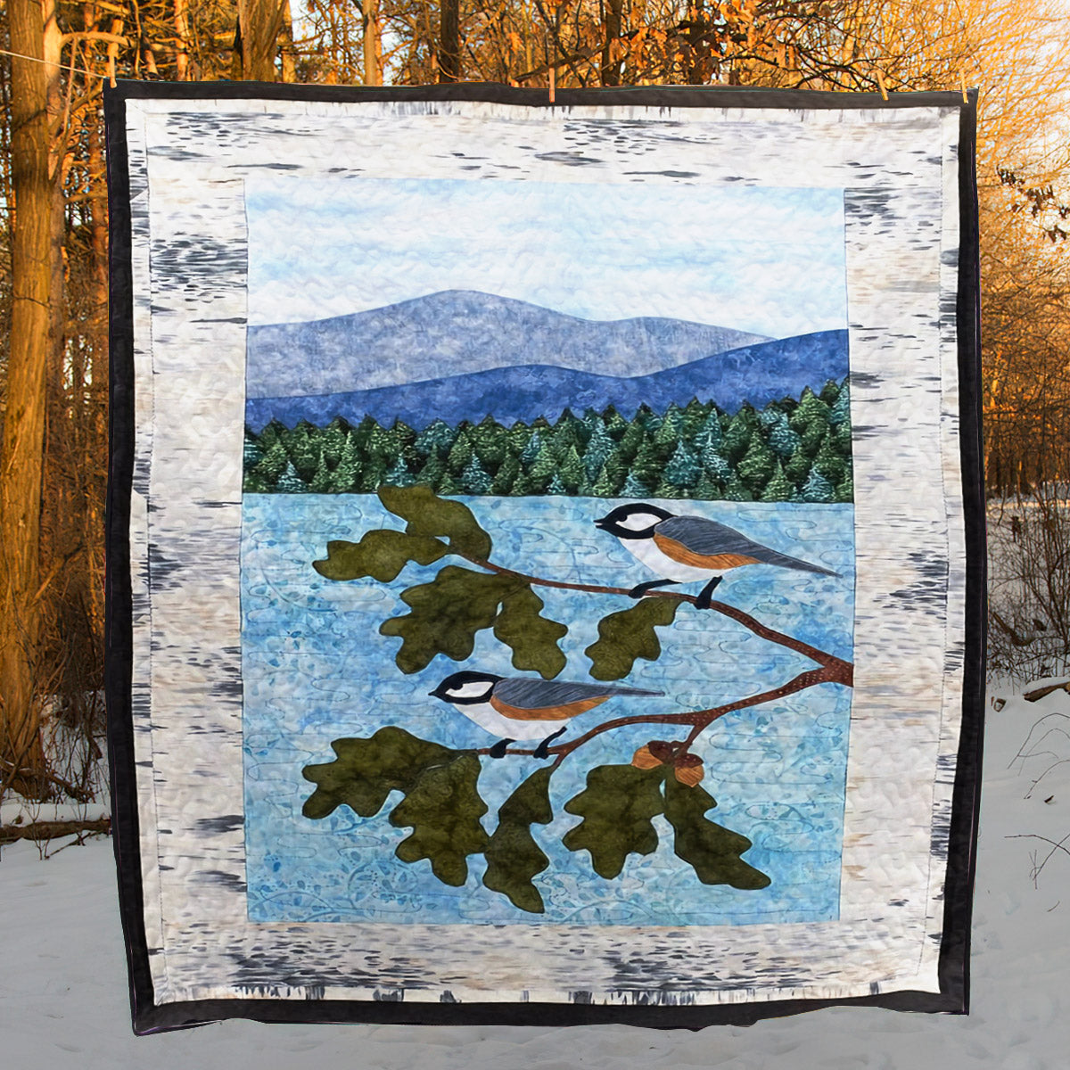 Birds CLA2310032Q Quilt Blanket
