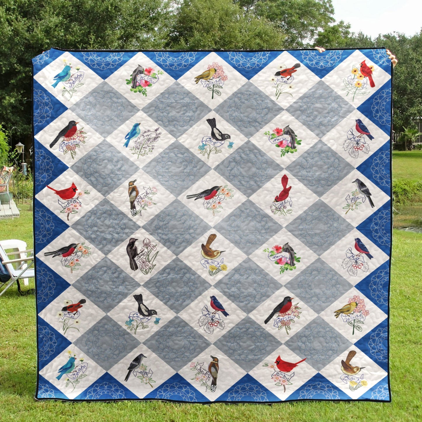 Birds CLM2511096 Quilt Blanket