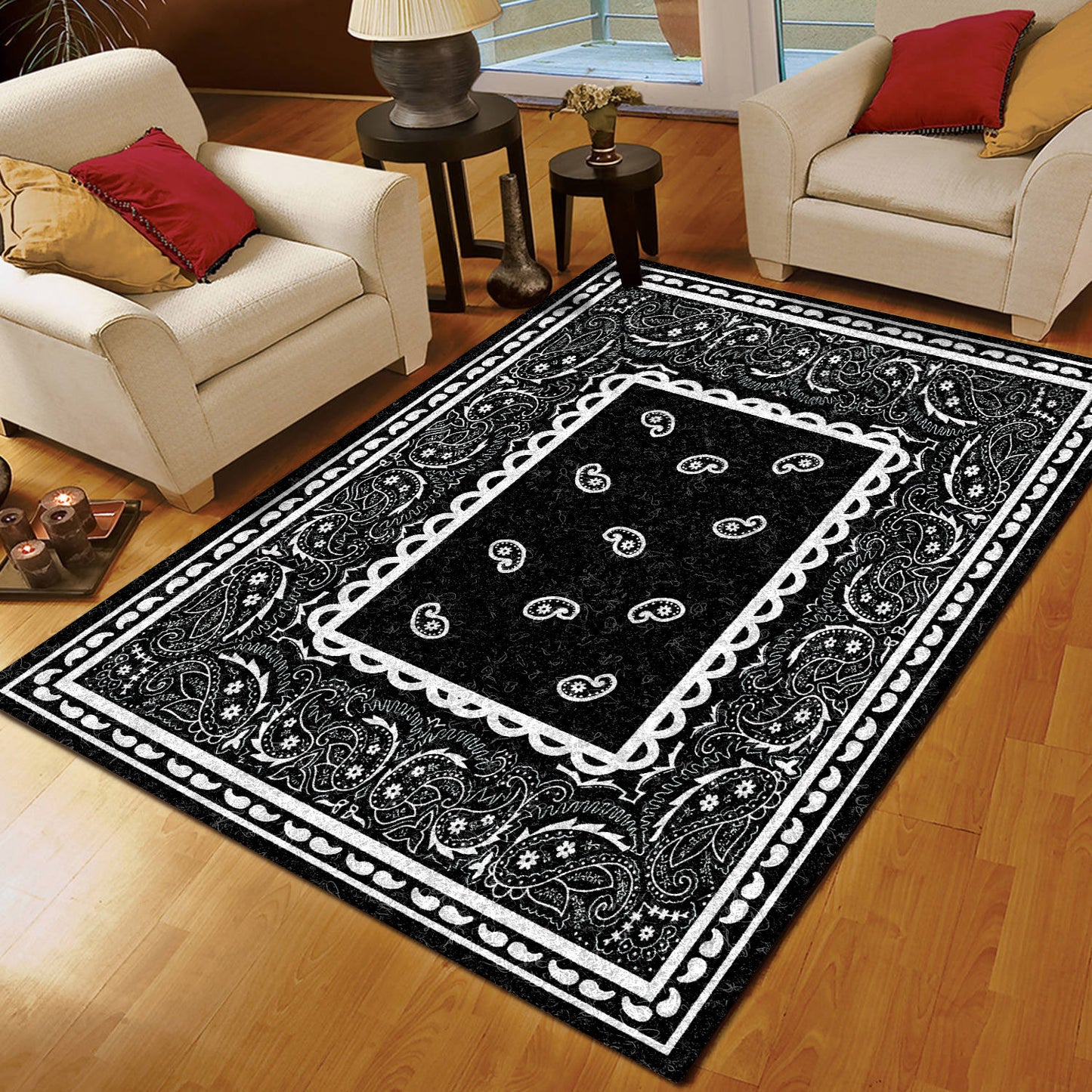 Black Bandana CLA2110005R Rug