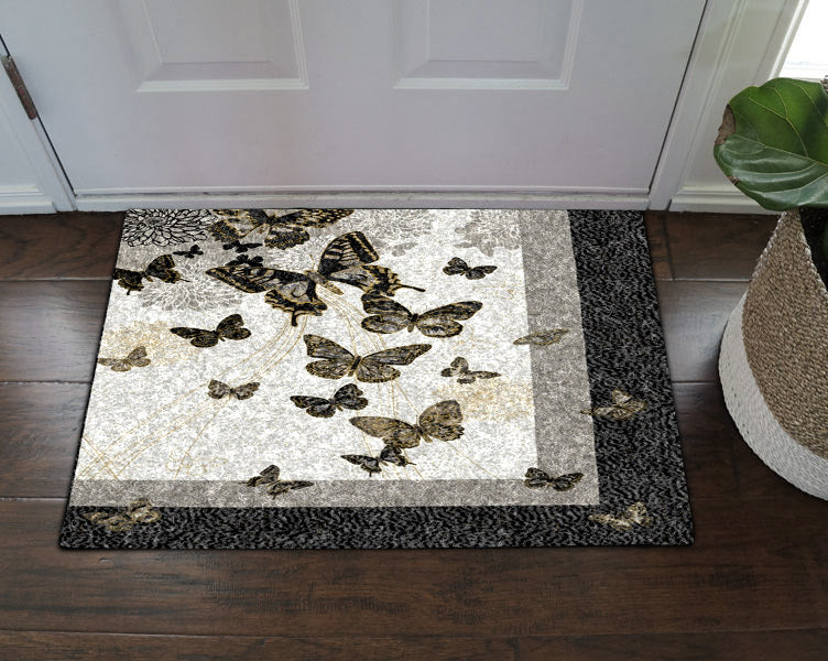 Black Butterfly HN16100030D Non-slip Door mats